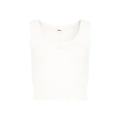 Liilou Cleanfit Square Neck Knit Vest White