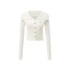MacyMccoy Lapel Off-Shoulder Knit Top