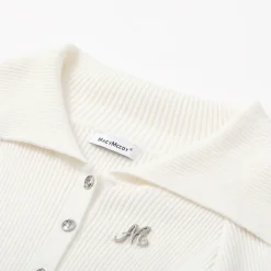 MacyMccoy Lapel Off-Shoulder Knit Top