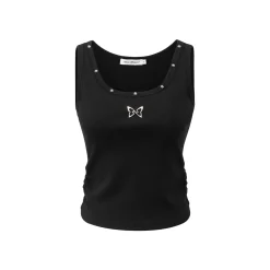 MacyMccoy U-Neck Butterfly Vest