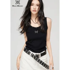 MacyMccoy U-Neck Butterfly Vest