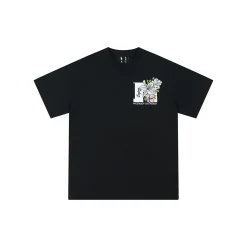 MEDM Back Embroidery Logo Tee Black