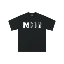 MEDM Big M Knit Logo Tee Black