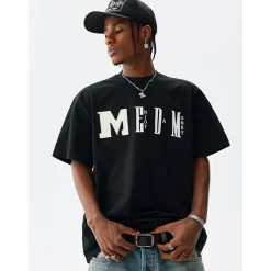 MEDM Big M Knit Logo Tee Black