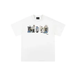 MEDM Crane Embroidery Logo T-Shirt White