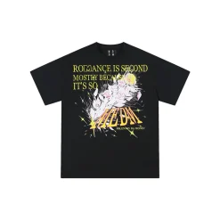 MEDM Crystal Rose Printed Tee Black