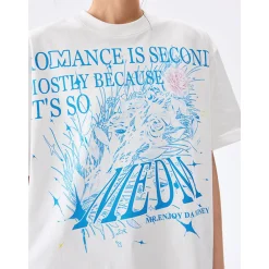MEDM Crystal Rose Printed Tee White