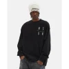 MEDM Embroidery Logo Basic L/S Tee Black