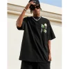 MEDM Embroidery Rose Logo Tee Black