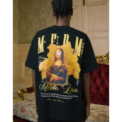 MEDM Famous Painting Printed Tee Black