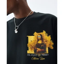 MEDM Famous Painting Printed Tee Black