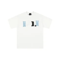 MEDM Leather Patch Logo T-Shirt White
