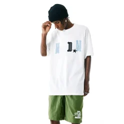 MEDM Leather Patch Logo T-Shirt White
