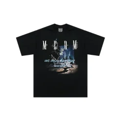MEDM Lightning Printed Tee Black