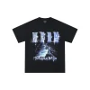 MEDM Printed Blue Logo Tee Black