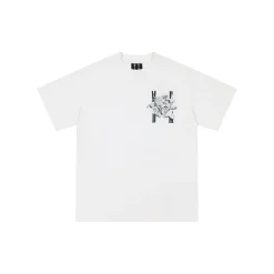 MEDM Tear Plaster Flower Printed Tee White