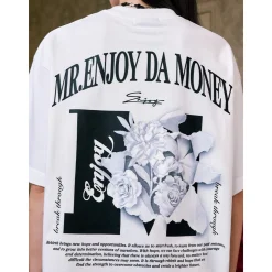 MEDM Tear Plaster Flower Printed Tee White