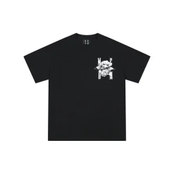 MEDM Tear Plaster Skull Printed Tee Black