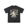 MEDM Washed Hand-Drawn Angel Tee Black