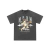 MEDM Washed Hand-Drawn Angel Tee Gray