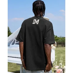 MEDM Washed Hand-Drawn Angel Tee Black