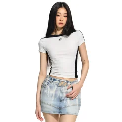 NAWS Color Blocked Slim-Fit Knit Tee
