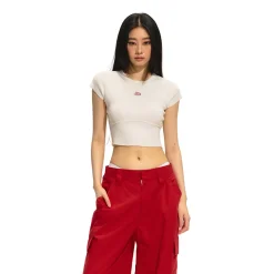 NAWS Little Flying Sleeve Lace-Up Backless Knit Tee