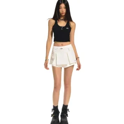 NAWS U-Neck Metal Buckle Slim Vest Black