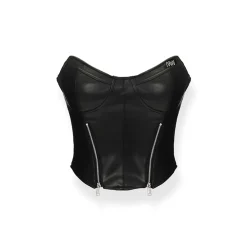 NotAwear Adjustable Zipper Leather Vest