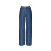 NotaWear Back Tie Denim Pants Blue