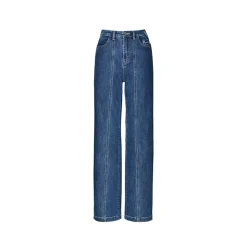 NotaWear Back Tie Denim Pants Blue