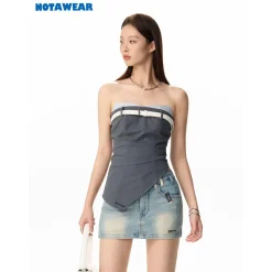 NotAwear Color Blocked Elastic Irregular Vest