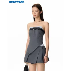 NotAwear Color Blocked Elastic Irregular Vest
