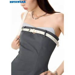 NotAwear Color Blocked Elastic Irregular Vest