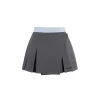 NotAwear Color Blocked Irregular Pleated Skirt