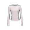 NotAwear Color Blocked Knit Woolen Slim Top Pink