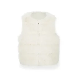 NotAwear Eco-Friendly Fur Vest White