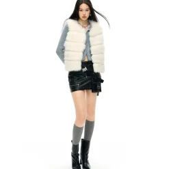 NotAwear Eco-Friendly Fur Vest White