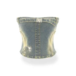 NotaWear Gradient Elastic Denim Vest