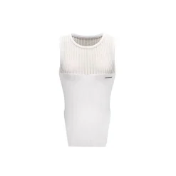 NotAwear Hollow Linen Knit Tank Top White