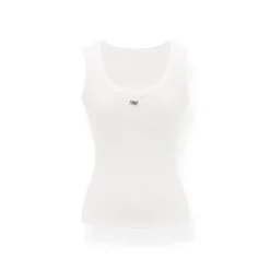 NotaWear Metal Logo Elastic Slim Knit Vest