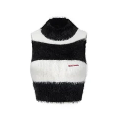 NotAwear Mink Sweater Striped Knitted Vest