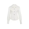 NotAwear Simple Woolen Shirt Top White