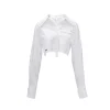 NotAwear Two-Way Cargo Short Shirt White