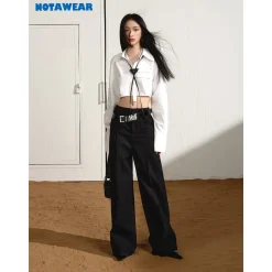 NotAwear Two-Way Cargo Short Shirt White