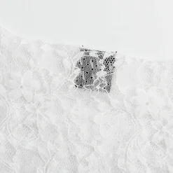 ODTD Hollow Lace Top White