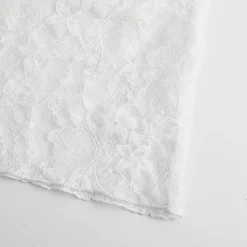 ODTD Hollow Lace Top White