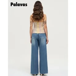 Palavas Ombre Halter Cross Knit Tank Top