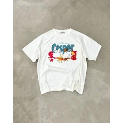 Purey Casper Cartoon Printed T-Shirt White