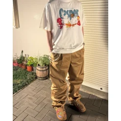 Purey Casper Cartoon Printed T-Shirt White